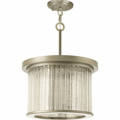 Progress Point Dume 3-Light 60W Semi-Flush Mount - Antique Nickel - P350142-081