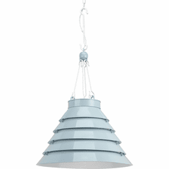 Progress Point Dume 3-Light 75W Pendant - Matte Blue Enamel - P500200-162