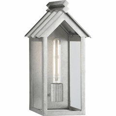 Progress Point Dume-Dunemere 1-LT Outdoor Wall Light - Galvanized - P560304-141