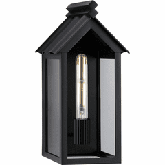Progress Point Dume-Dunemere 1-LT Outdoor Wall Light - Matte Black - P560304-31M