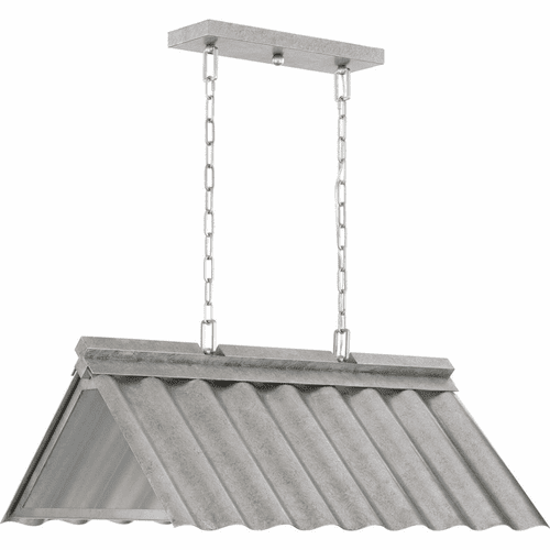 Progress Point Dume-Edgecliff 1-LT Outdoor Pendant - Galvanized - P550119-141