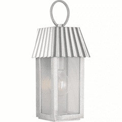 Progress Point Dume-Hook Pond 1-LT Outdoor Wall Light - Galvanized - P560305-141