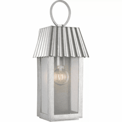 Progress Point Dume-Hook Pond 1-LT Outdoor Wall Light - Galvanized - P560306-141