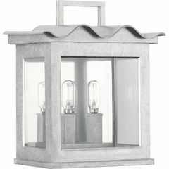 Progress Point Dume-Seamoor 2-LT Outdoor Wall Light - Galvanized - P560297-141