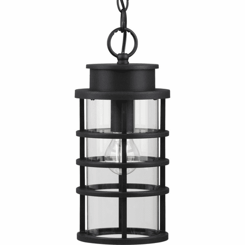 Progress Port Royal 1-Light 100W Hanging Lantern - Black - P550061-031