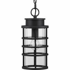 Progress Port Royal 1-Light 100W Hanging Lantern - Black - P550061-031