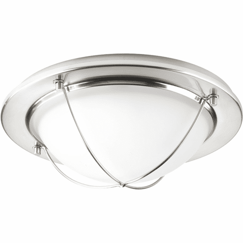 Progress Portal Collection 1LT 11" LED Flush Mount - Brushed Nickel - P3658-0930K9