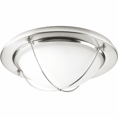 Progress Portal Collection 1LT 11" LED Flush Mount - Brushed Nickel - P3658-0930K9