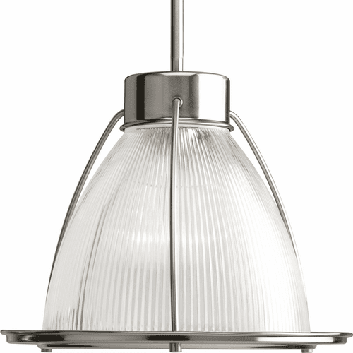 Progress Prismatic Glass 1-LT 12-3/4" Pendant - Brushed Nickel - P5182-09
