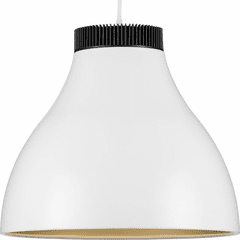 Progress Radian 1-LT LED Pendant - Satin White - P500373-028-30 Progress Radian 1-LT LED Pendant - Satin White - P500373-028-30