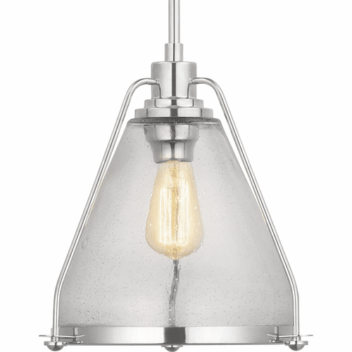 Progress Range Collection 1-LT Pendant - Polished Nickel - P500135-104