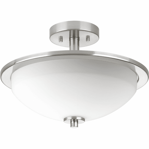 Progress Replay Collection 2-LT 14-3/4" Semi-Flush - Brushed Nickel - P3424-09