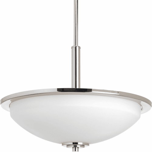 Progress Replay Collection 3-LT Inverted Pendant - Polished Nickel - P3450-104