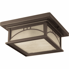Progress Residence 2-LT 12" Outdoor Flush Mount CTC - Antique Bronze - P6055-20 Progress Residence 2-LT 12" Outdoor Flush Mount CTC - Antique Bronze - P6055-20