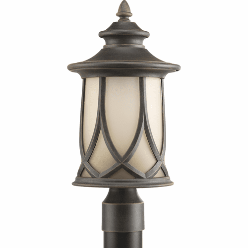 Progress Resort 1-LT Outdoor Post Lantern - Aged Copper - P6404-122