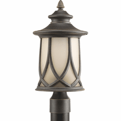 Progress Resort 1-LT Outdoor Post Lantern - Aged Copper - P6404-122