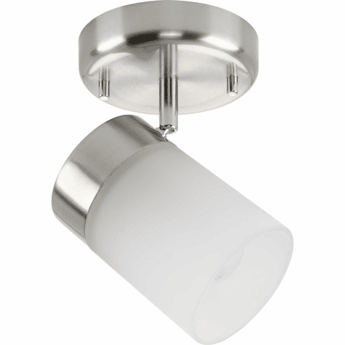 Progress Ridgecrest 1 Head Track W/ Glass - Brushed Nickel - P900011-009