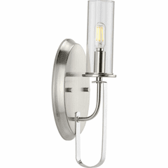 Progress Riley 1-Light 60W Wall Bracket - Brushed Nickel - P710082-009