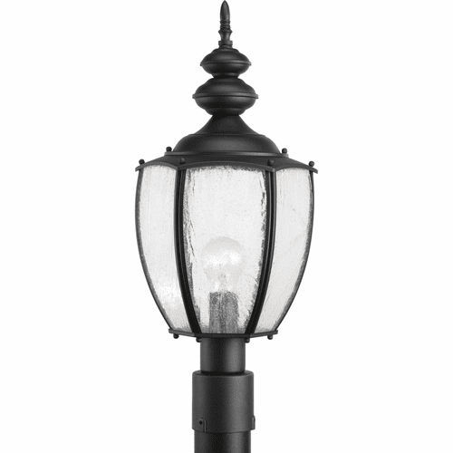 Progress Roman Coach 1-LT Outdoor Post Lantern - Black - P6417-31