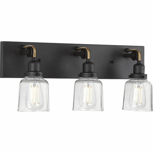 Progress Rushton Collection 3-LT Bath Vanity - Graphite - P300228-143