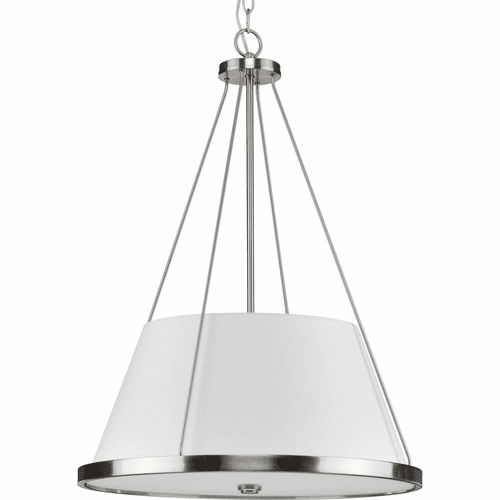Progress Saffert 3-LT Pendant - Brushed Nickel - P500357-009