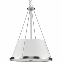 Progress Saffert 3-LT Pendant - Brushed Nickel - P500357-009