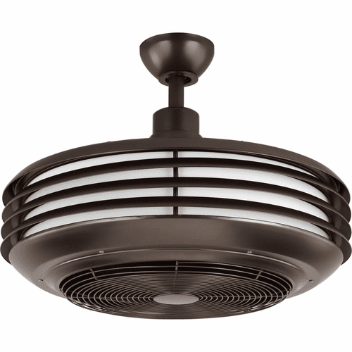 Progress Sanford 24" Enclosed LED In/Outdoor Ceiling Fan - Bronze - P2594-12930K
