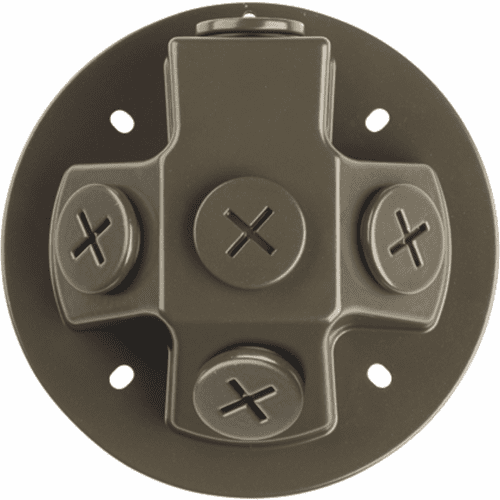 Progress Security Light Back Plate - Antique Bronze - P6343-20