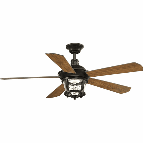 Progress Smyrna 52" Five-Blade Ceiling Fan - Antique Bronze - P2576-2030K
