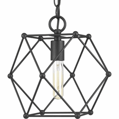 Progress Spatial Collection Mini-Pendant - Black - P500082-031