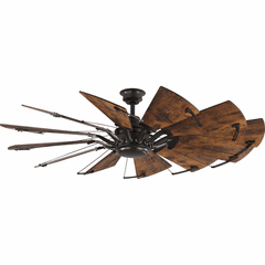 Progress Springer 60" Twelve-Blade 60" Ceiling Fan - Arch. Bronze - P250000-129 Progress Springer 60" Twelve-Blade 60" Ceiling Fan - Arch. Bronze - P250000-129