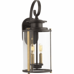 Progress Squire 2-LT Outdoor Medium Wall Lantern - Antique Bronze - P560037-020 Progress Squire 2-LT Outdoor Medium Wall Lantern - Antique Bronze - P560037-020
