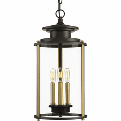 Progress Squire 3-LT Outdoor Hanging Lantern - Antique Bronze - P550012-020 Progress Squire 3-LT Outdoor Hanging Lantern - Antique Bronze - P550012-020