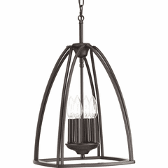 Progress Tally Collection 4-LT Foyer Pendant - Antique Bronze - P3786-20 Progress Tally Collection 4-LT Foyer Pendant - Antique Bronze - P3786-20