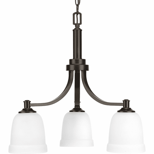 Progress Topsail Collection 3-LT Chandelier - Antique Bronze - P400052-020
