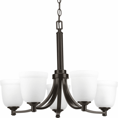 Progress Topsail Collection 5-LT Chandelier - Antique Bronze - P400053-020