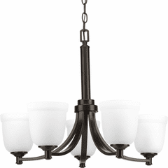 Progress Topsail Collection 5-LT Chandelier - Antique Bronze - P400053-020