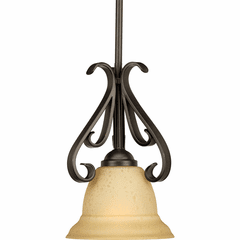 Progress Torino Collection 1-LT Mini-Pendant - Forged Bronze - P5153-77