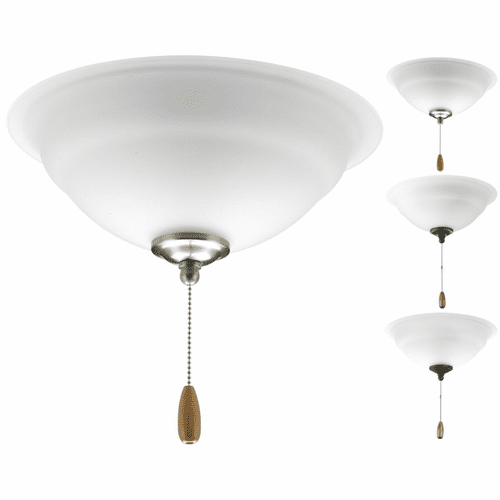 Progress Torino Collection 2-LT Ceiling Fan Light - P2645-01WB