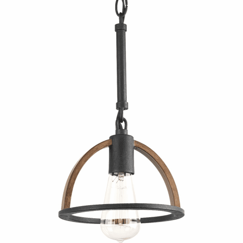 Progress Trestle Collection 1-LT Mini-Pendant - Gilded Iron - P5315-71