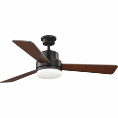 Progress Trevina II 52" Ceiling Fan & Light Kit - Archit. Bronze - P2553-129WB