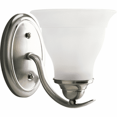 Progress Trinity Collection 1-LT Bath Vanity - Brushed Nickel - P3190-09