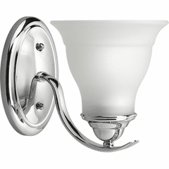 Progress Trinity Collection 1-LT Bath Vanity - Polished Chrome - P3190-15
