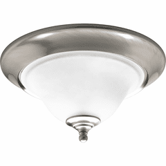 Progress Trinity Collection 2-LT 15" Close-to-Ceiling - Brushed Nickel - P3476-09 Progress Trinity Collection 2-LT 15" Close-to-Ceiling - Brushed Nickel - P3476-09
