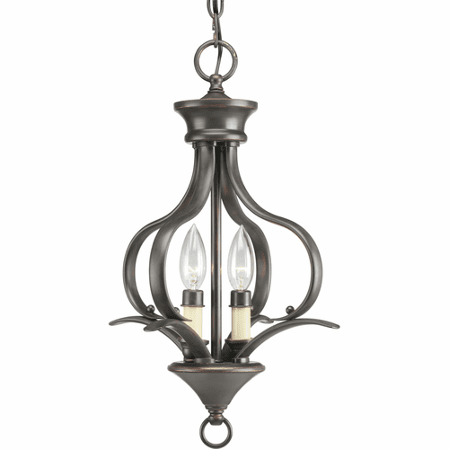 Progress Trinity Collection 2-LT Foyer Pendant - Antique Bronze - P3806-20