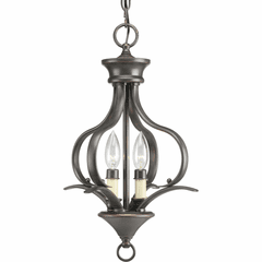 Progress Trinity Collection 2-LT Foyer Pendant - Antique Bronze - P3806-20