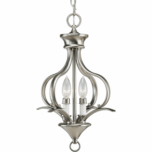 Progress Trinity Collection 2-LT Foyer Pendant - Brushed Nickel - P3806-09