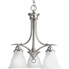 Progress Trinity Collection 3-LT Chandelier - Brushed Nickel - P4324-09