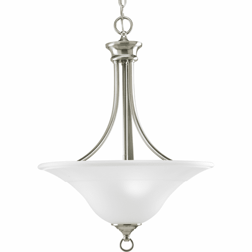 Progress Trinity Collection 3-LT Foyer Pendant - Brushed Nickel - P3474-09