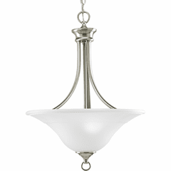 Progress Trinity Collection 3-LT Foyer Pendant - Brushed Nickel - P3474-09